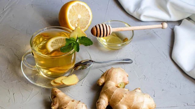 Imbir z cytryną i miodem